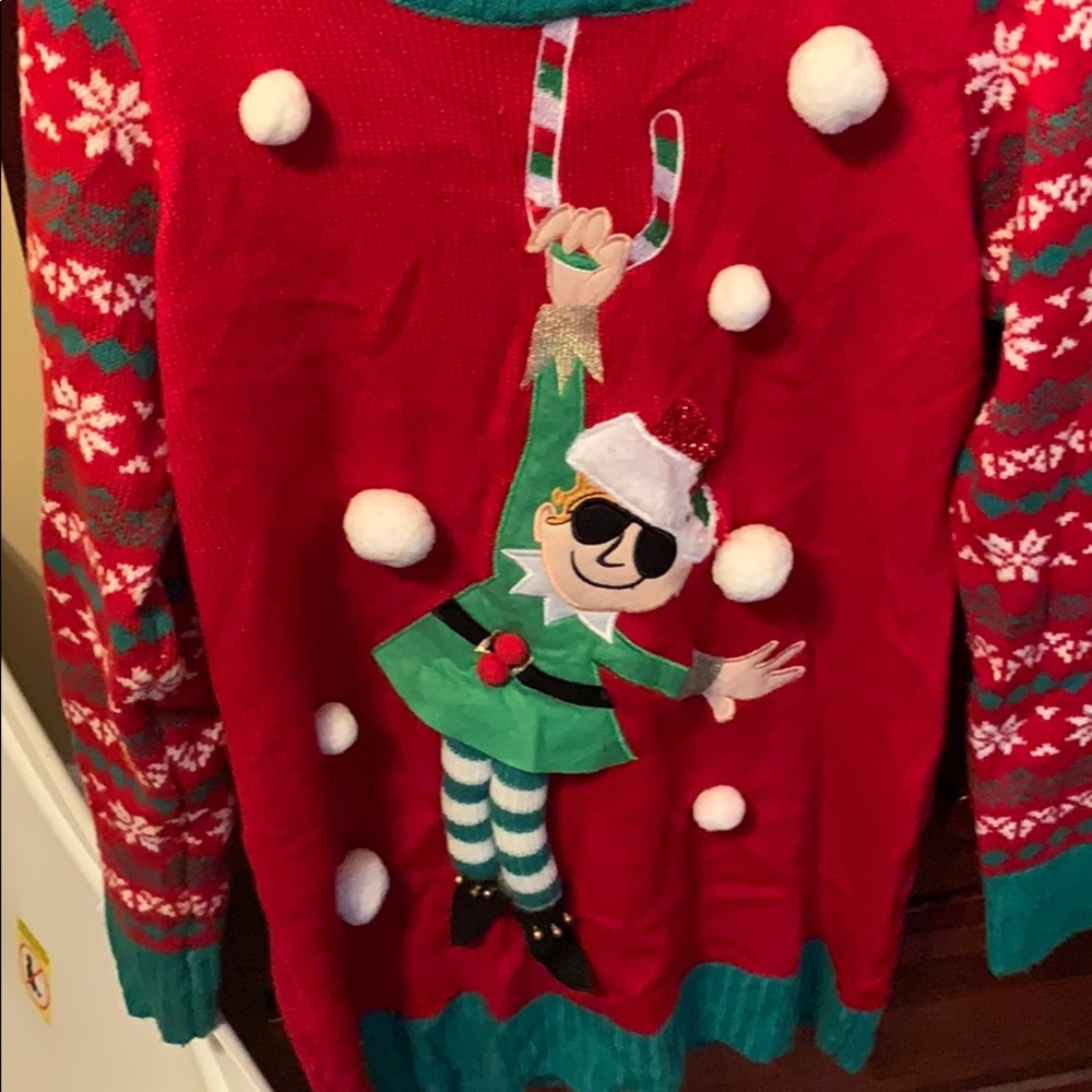 Ugly sweater dress